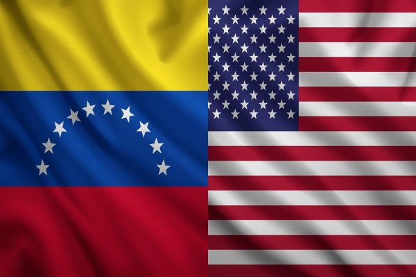 Venezuela and USA Flags - The Public Review